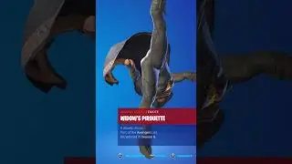 WIDOW'S PIROUETTE - BLACK ADAM SKIN Showcase with All Fortnite Dances & Emotes