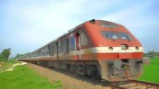 75707/Radhikapur - Siliguri DEMU is passing through beautiful nature in the morning || Beautiful NFR