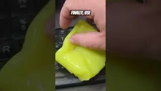 The best way to clean a computer or laptop keyboard.