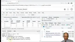 R Studio - How to perform a Fisher's Exact Test in R Studio