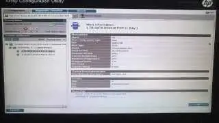 HP Array Configuration Utility (ACU) - How to setup RAID1 on ML310e Gen8 Server
