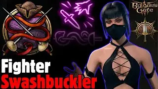 SWASHBUCKLER FIGHTER Rogue Multiclass Build - Baldur's Gate 3