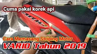 Cara Memasang Striping Motor - Vario 2019 || Themenk Stiker