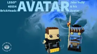 LEGO&reg; 40554 AVATAR Jake Sully & his Avatar - BrickHeadz | Speed Build - Speed Brickster