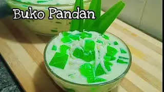 BUKO PANDAN RECIPE | CREAMY BUKO PANDAN GULAMAN ( Filipino Dessert) Josheearl Homes Kitchen