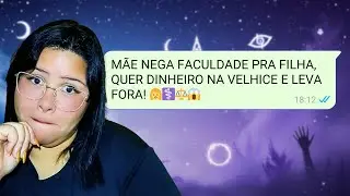 MÃE NEGA FACULDADE PRA FILHA, QUER DINHEIRO NA VELHICE E LEVA FORA! 👩‍⚕️⚖️😱