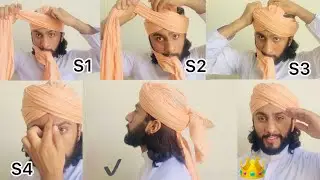 How to tie Noshahi Colour Amamah turban | Amamah sharif tutorial | Majid shah
