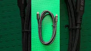 DriverGenius UC240-40G USB4 Type-C 8K/Dual-4K 240W PD Video Cable - Hands-On #shorts