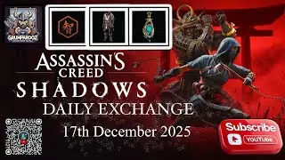 SHADOWS DAILY EXCHANGE 17/12/2025 KNOWLEDGE POINTS Assassin's Creed Shadows