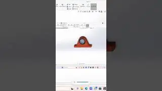 Extruded cut command is used in solid works #solidworkstutorial #designs #SolidWorks