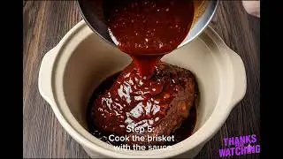 Texas-Style Beef 🍖 Brisket Recipe in 30 seconds