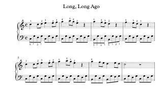 Long, Long Ago - Suzuki Piano School 1