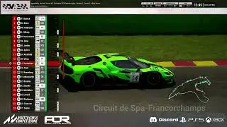 Crossplay GT3 Championship by ApexOnlineRacing // Season 7 // Race 7 // Circuit de Spa-Francorchamps