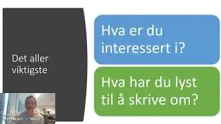 Intro til fordypningsemnet