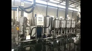 100L micro beer equipment in one tank with 4X200L beer fermentation tanks