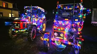 Vánoční jízda traktorů ZETOR 🚜 | Bukovany 2025 🎄
