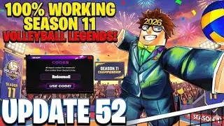 ⚡SEASON 11⚡ UPDATE 52 CODES FOR VOLLEYBALL LEGENDS! ROBLOX VOLLEYBALL LEGENDS CODES 🎁