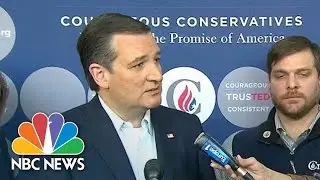 Ted Cruz: Donald Trump Is 'Very Angry' After Wisconsin Loss | NBC News