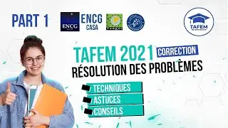 TAFEM 2021--correction exclusive: Résolution des problèmes 100% ✅ 🔥 /PART1