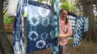 Indigo fabric