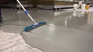 Use KRAFT TOOL Gauge Rake to level Bonddex R1-1