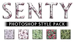 Floral Photoshop Styles Pack !! Photoshop Text Style and Shape Style