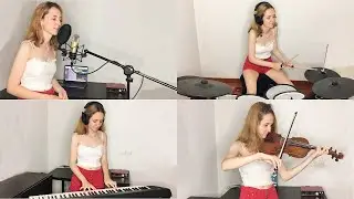 A Sky Full Of Stars &ndash; Coldplay cover (vocals, violin, piano & drums) - SHONA