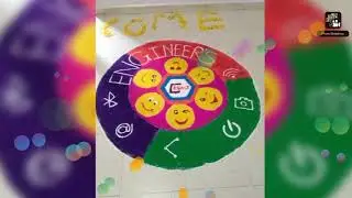 Engineers day special rangoli