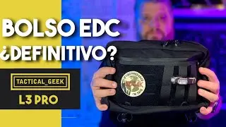 TACTICAL GEEK L3 Pro Review | Bolso EDC + organizador TCM-10 | EDC4K