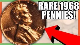 1968 LINCOLN CENT PENNY WORTH MONEY - RARE ERROR PENNIES WORTH MONEY!!!