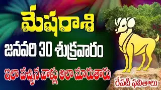మేషరాశి వారికీ ఇలా వచ్చిన వాళ్ళు అలా మారుతారు రేపు జనవరి 30వ తేదీ శుక్రవారం నాడు జరగబోయేది ఇదే