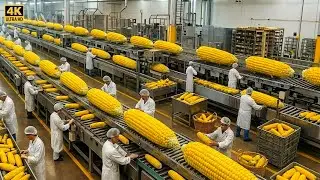 Inside a Modern Corn Processing Plant: From Whole Corn to Corn Foods (Full Process)