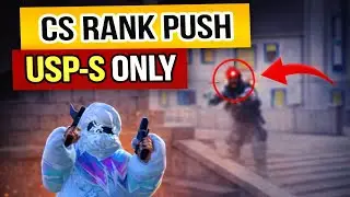 Sirf USP-S se Rank Push 😱 | CS Competitive Challenge