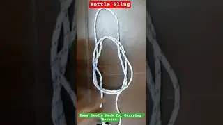Bottle Sling Knot &mdash; Easy Handle Hack for Carrying Bottles! #shorts