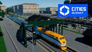 Cities Skylines 2 - Междугороднее Ж/Д сообщение! #18