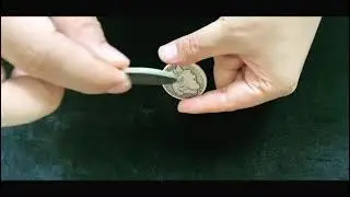 Coin thru Coin #Coinmagic #NoGimmick#slightofhand