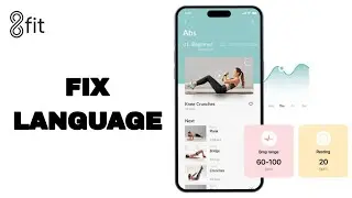 How To Fix And Solve Language On 8Fit Workouts App | Final Solution