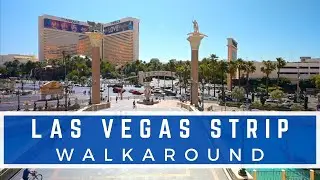 LAS VEGAS STRIP REOPEN: Northend Walkaround