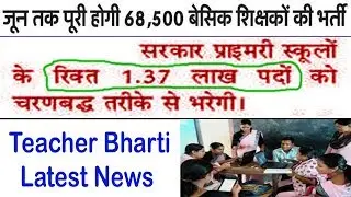 UP Assistant Teacher Bharti 2018 Latest News In Hindi