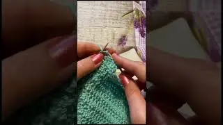 Knitting textured ridges with needles#knittingpattern#knittingdesign#knittingtutorial#easystitching