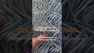 FHZZ&reg; Galvanized Cyclone Wire Mesh, Chain Link Fence to Build Sports Field Fence & Security Fence