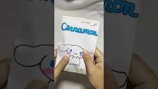 Cinnamoroll squish blind bag 💙 #sanrio #blindbag #craft #diy #cinnamoroll #papercraft #paper #shorts