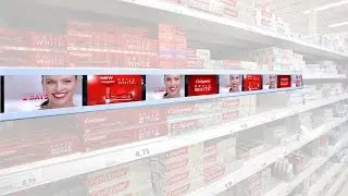 Retail Shelf Video Strip Designed For Easy Installation & Maintenance