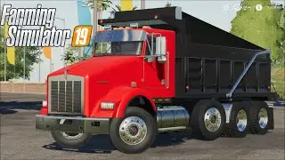FS19 | KENWORTH T800 | With Dump Truck!