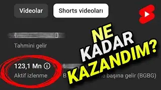 Youtube Shorts Kanalı 123 MİLYON İzlenmeye Ne Kadar Kazandırdı? | Youtube Shorts Para Kazanma
