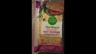 Simple Truth Plant-based Non-Dairy Hot Pepper Cheezy Slices Review