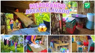 CAMBIO TOTAL EN MI AREA DE LAVADO 🫧✅️ Movi Todo 😱 Limpiando y Organizando ✨️ Dia de Lavado a Mano 😊