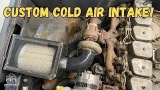 Square Body Cummins Swap - EPIC Custom Cold Air Intake!