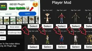 Ibd3 plugin app new update 5 new monkey robot ben10 spiderman GTA 5 Franklin character