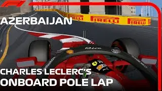 Charles Leclerc's Pole Lap | 2021 Azerbaijan Grand Prix | Pirelli | RECREATION F1 2021 by Andy1224v2
